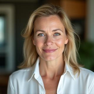 Portret Anny Kowalskiej, współzałożycielki Zdrowie Dnia, uśmiechniętej i sprawiającej wrażenie przystępnej.