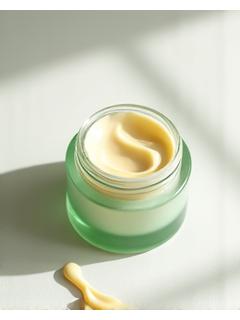 Pojemnik z kremem do twarzy anti-aging z naturalnymi ekstraktami